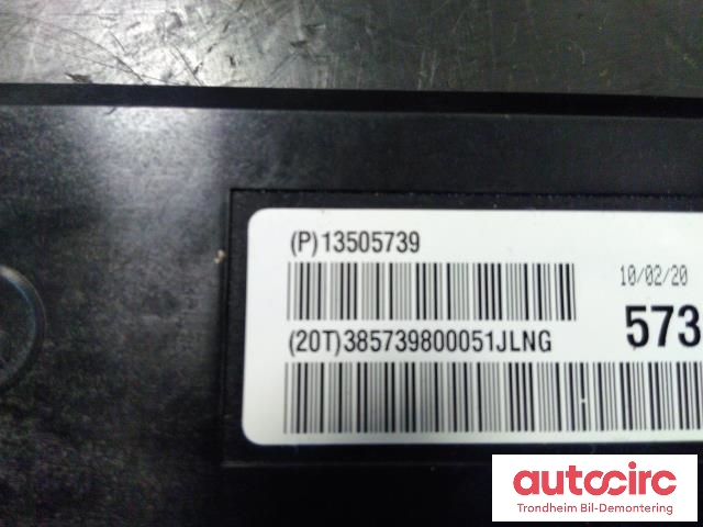Styreenhet klima/aircondition til Opel Insignia A 2009-2014  (..|13505739|13586425|)