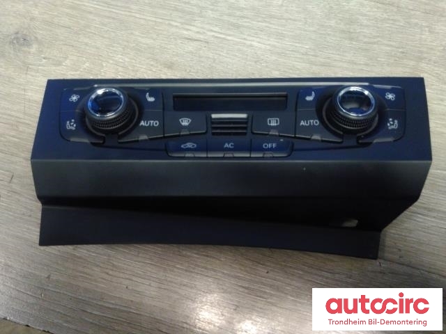 Varmeapparat betjening til Audi A4 2007-2014 (Type IV) (B8) (B8) (SIEMENS/VDO|8T1820043R|8T1820043AK|A2C53284582)