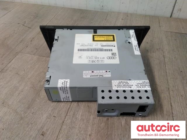 Bilstereo CD-veksler til Audi A4 2007-2014 (Type IV) (B8) (B8) (PANASONIC|8T1035110C|CX-CA1796G|8T1057110CX)