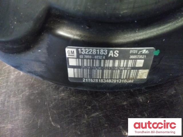 Bremsekraft-forsterker til Opel Insignia A 2009-2014  (ATE|13228183|360573521|13286439)