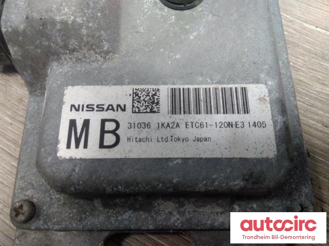 Styreenhet girkasse til Nissan Juke 2010-2014 (Fase 1)  (HITACHI|310361KA2A|ETC61120NE3|)