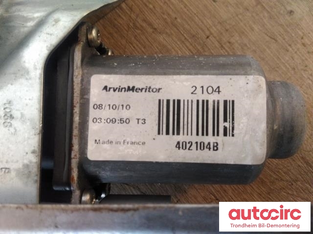 Ruteheis høyre foran til Citroën Berlingo 2008-2015 (Type II, Fase 1)  (..|9680557880|402104B|9222EQ)