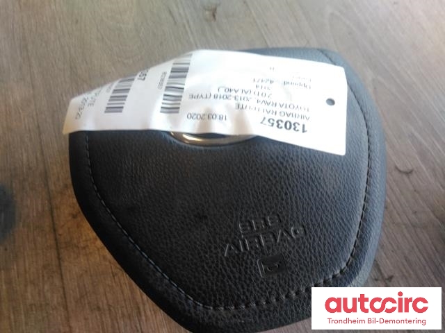 Airbag rattpute til Toyota RAV4, 2013-2015 (Type IV, Fase 1)  (..|4513042201C0)