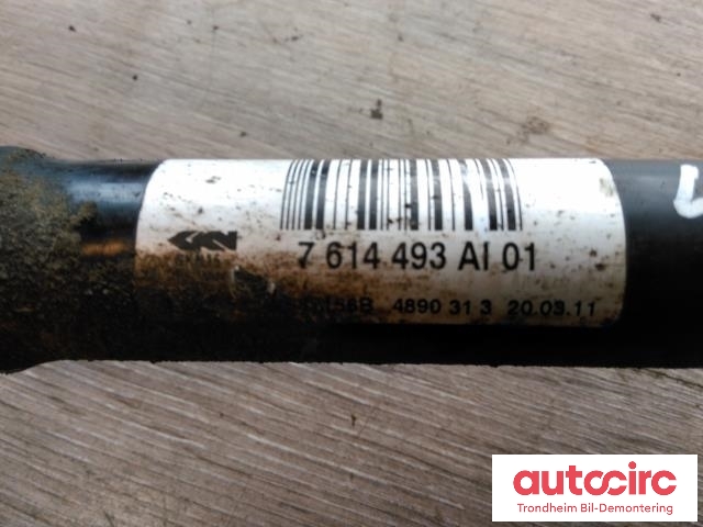 Drivaksel venstre bak, diesel/automat til BMW X3 2010-2017 (F25) (F25) (LES INFO|7614493|33207614493|33 20 7 614 493)