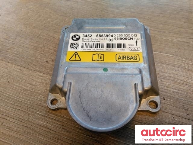 Styreenhet airbag hovedsensor til BMW X3 2010-2017 (F25) (F25) (BOSCH|6853994|34526853994|0265020042)