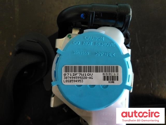 Sikkerhetsbelte foran høyre til Mercedes A-Klasse 2012-2018 (W176) (W176) (..|A1768600285|A1768602285|A17686002859C94| A17686022859C94| 307494599228-AG)