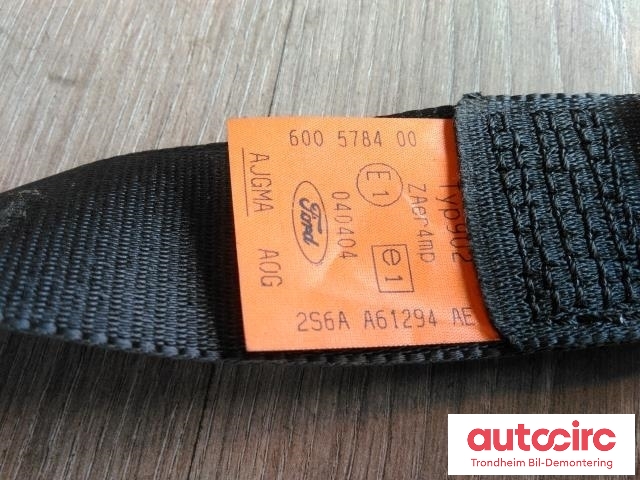 Sikkerhetsbelte foran høyre til Ford Fiesta 2002-2008 (Type V) (..|2S6A-A61294-AE|600578400|1440578)