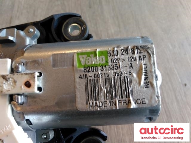 Viskermotor bakrute til Renault Modus 2006-2008 (VALEO|8200313354|53024812|)