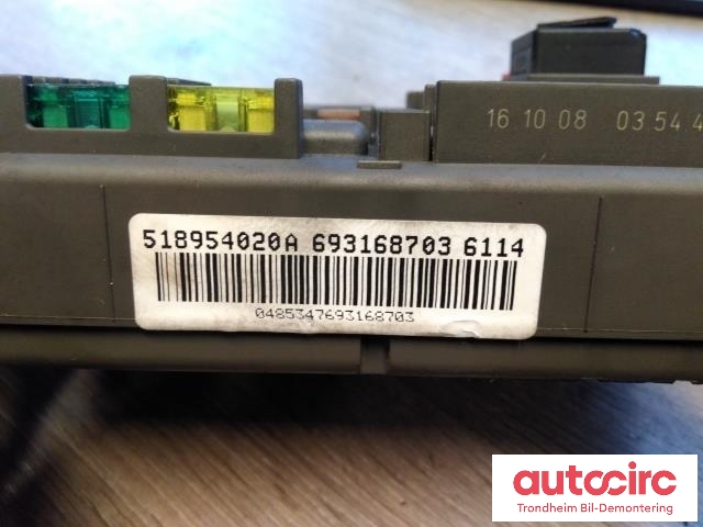 Sikringsboks bagasjerom til BMW X6 2008-2014 (E71/E72) (E71/E72) (..|6931687|61146931687|61 14 6 931 687| 518954020A)