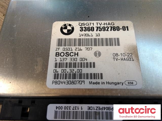 Styreenhet diverse til BMW X6 2008-2014 (E71/E72) (E71/E72) (BOSCH|33607592780|1137330004|33607595847)