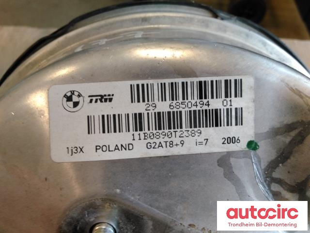Bremsekraft-forsterker til BMW X3 2010-2017 (F25) (F25) (TRW|6850494|6797469|34336797469)