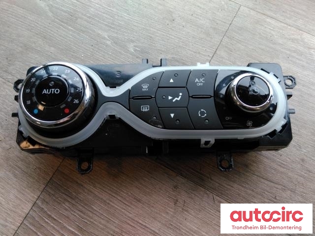 Varmeapparat betjening til Renault Zoe 2013-2019 (Fase 1) (VALEO|275107386R|E1067090C|)