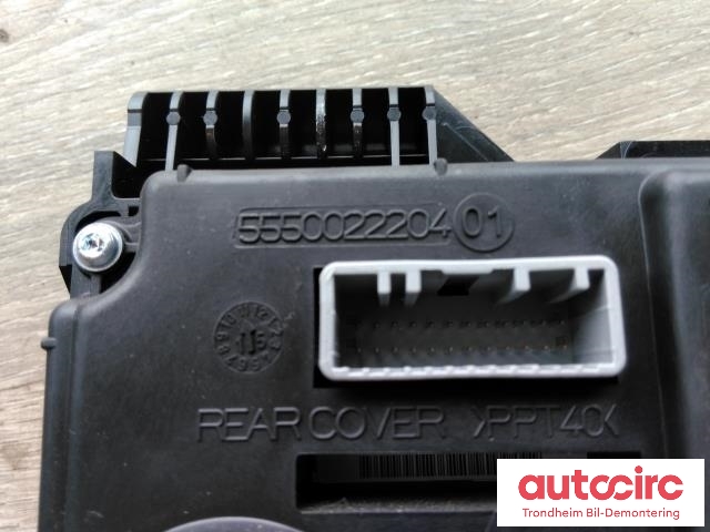 Instrumentpanel til Renault Zoe 2013-2019 (Fase 1) (MAGNETI MARELLI|248107176R|5550022204|248105950R)