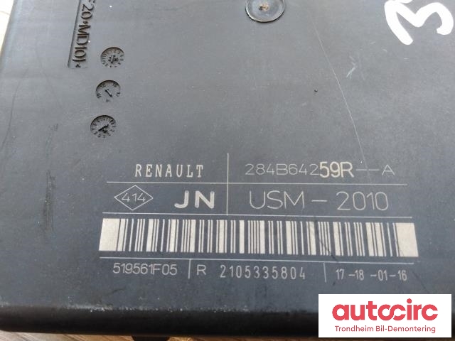 Sikringsboks til Renault Zoe 2013-2019 (Fase 1) (..|284B64259R|)
