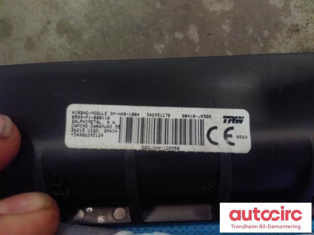 Airbag gardin venstre til Hyundai Kona 2017-2021 (Type I, Fase 1) (TRW|80410J9300|80410-J9300|34293127B)