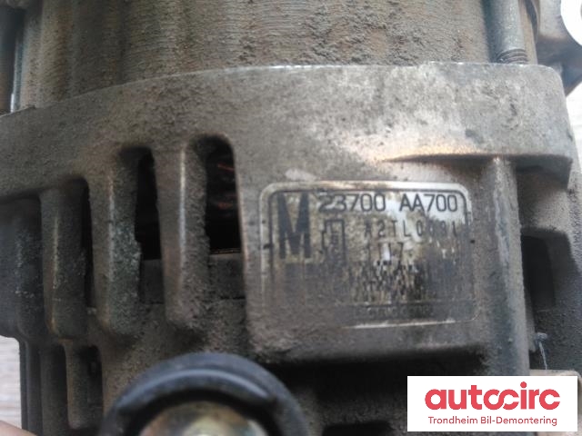 Dynamo til Subaru Forester 2008-2013 (Type III)  (MITSUBISHI ELECTRIC|23700AA700|A2TL0091|)