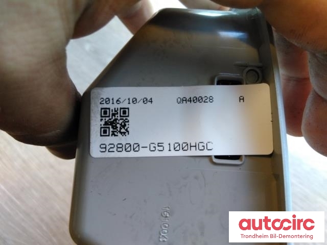 Taklyspanel til Kia Niro 2016-2021 (..|92800D91XX|92800G5100|92800G5100HGC)
