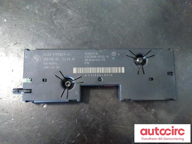 Antenne forsterker til BMW X5 2007-2013 (E70) (E70) (..|65209193849|9193849-01|920037416)