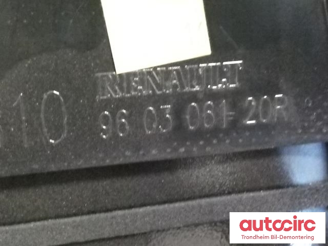 Spoiler bakluke til Renault Zoe 2013-2019 (Fase 1)  (..|960306120R|)