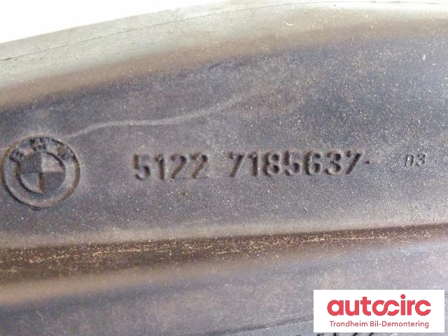 Dørstopper til BMW 5-Serie 2010-2017 (F10/F11) (F10/F11) (..|7182019|51227182019|51227185637)