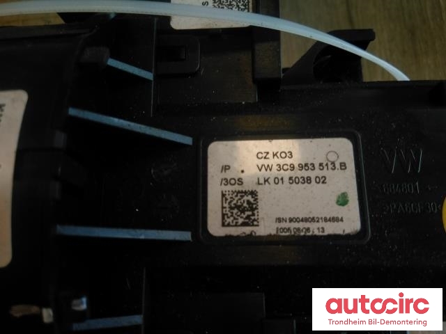 Bryter combi til VW Passat 2005-2010 (B6) (B6) (..|3C9953513B|3C0953549B|3C9953513R)