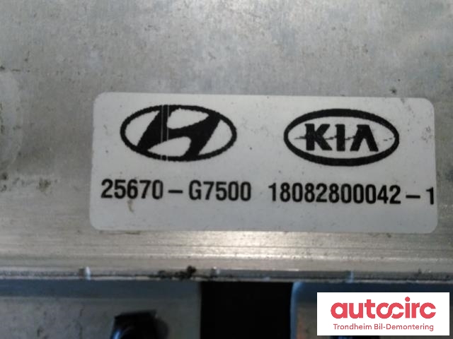 Aircondition diverse til Hyundai Ioniq Electric 2016-2019 (Fase 1)  (..|25671G7500|25671-G7500|25670-G7500)