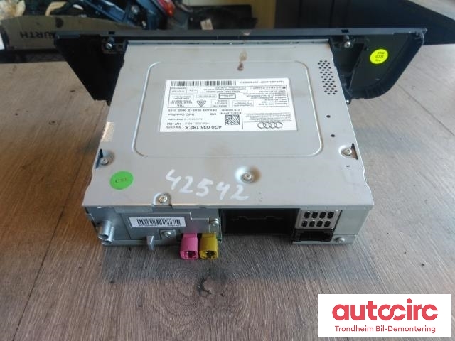 Bilstereo til Audi A6 2011-2014 (Type IV, Fase 1) (C7) (C7) (DELPHI|4G0035182K|4G0035182J|4G0035182L)