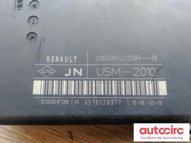 Sikringsboks til Renault Zoe 2013-2019 (Fase 1)  (..|284B64259R|519561F08|)