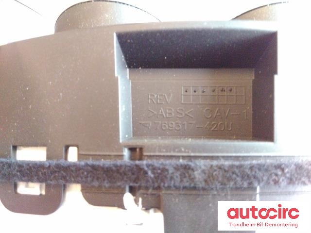 Instrumentpanel til Opel Astra J 2010-2015 (..|13374946|769166-750U|769317-420U)