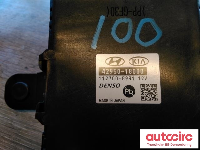 Styreenhet diverse til Hyundai Ioniq Electric 2016-2019 (Fase 1)  (DENSO|42950-18000|4295018000|112700-8991)