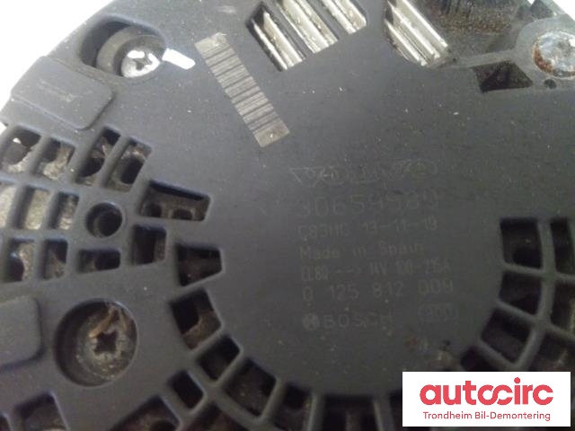 Dynamo diesel til Volvo XC60 2014-2017 (Type I, Fase 2)  (BOSCH|30659580|0125812009|36002812)
