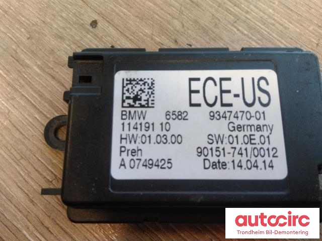 Styreenhet diverse til BMW i3 2013-2022  (PREH|65829347470|90151-741|65829371374)