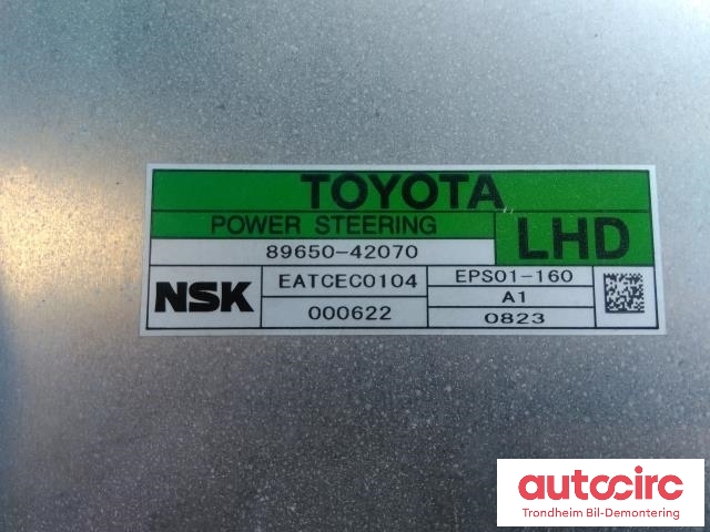 Styreenhet servo til Toyota RAV4 2009-2013 (Type III, Fase 2)  (NSK|8965042070|EPS01-160|EATCEC0104)