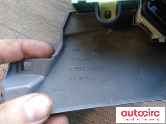 Varmeapparat betjening til Toyota RAV4 2009-2013 (Type III, Fase 2)  (..|5590142010|5590242020|5590342020)