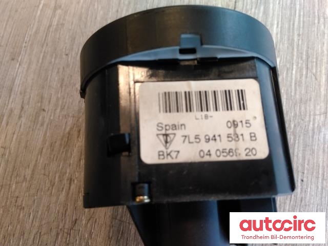 Bryter lys til Porsche Cayenne 2002-2006 (Fase 1) (9PA) (9PA) (..|7L5941531B|04056920|95561323502)