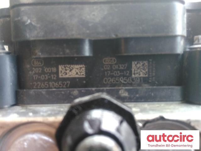 ABS sentral til Tesla Model X 2016-->>  (BOSCH|1037797-00-D|0265255653|0265956391)