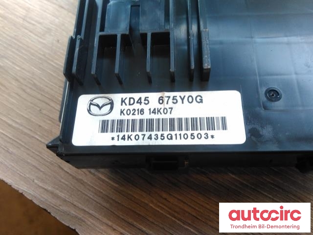 Styreenhet comfort (BCM) til Mazda CX-5 2012-2017 (Type I)  (..|KD45675Y0G|KD45-67-5Y0G|)