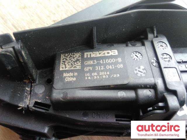 Pedal gass til Mazda CX-5 2012-2017 (Type I)  (..|GHK341600B|GHK3-41-600B|6PV312041-08)