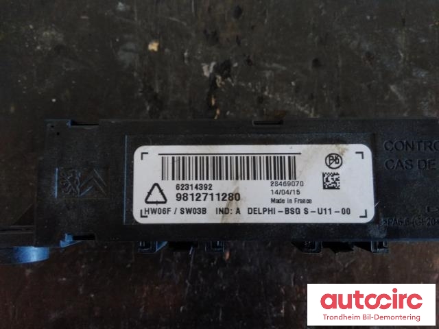 Styreenhet hengerfeste til Citroën C4, Picasso 2013-2018 (Type II)  (DELPHI|9812711280|)