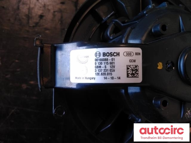 Varmeapparat motor til VW E-Up 2013-2019  (BOSCH|12E820015|0130115601|)