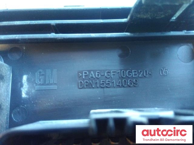 Sikringsboks til Opel Astra K 2015-->> (GM|39040854|15514069|DPN15514069)
