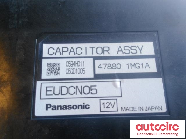 Styreenhet batteri til Nissan Leaf 2011-2017 (Type I)  (PANASONIC|478801MG1A|)