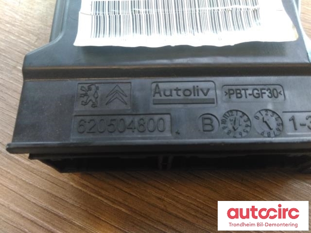 Styreenhet airbag hovedsensor til Peugeot 308 2013-2021 (Type II) (AUTOLIV|9807568180|624926000|620504800)