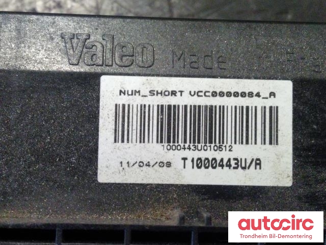 Varmeapparat motstand til Dodge Journey 2008-2010  (VALEO|T1000443U/A|68078835AA|)
