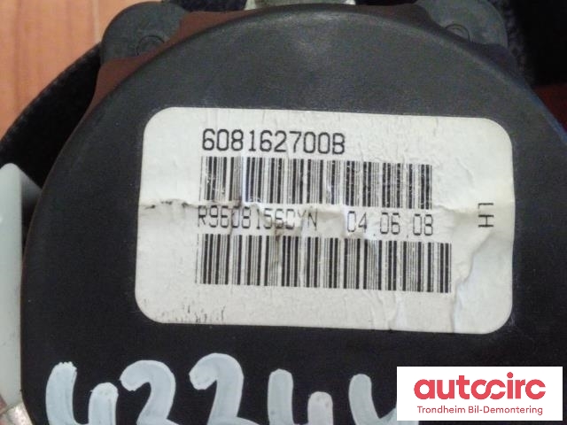 Sikkerhetsbelte bak venstre til Dodge Journey 2008-2010 (AUTOLIV|608162700B|1AN11XDVAB|)