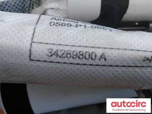 Airbag gardin venstre til Nissan Leaf 2018-->> (Type II)  (TRW|34225505|985P15SH0A|34269800A)