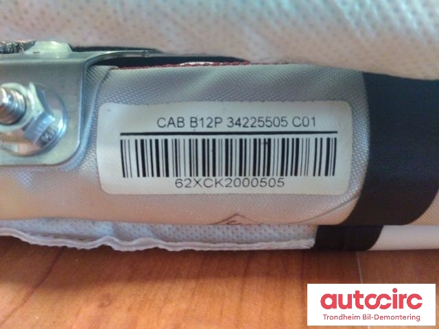Airbag gardin venstre til Nissan Leaf 2018-->> (Type II)  (TRW|34225505|985P15SH0A|34269800A)