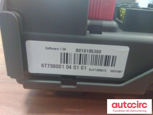 Sikringsboks bagasjerom til BMW X6 2008-2014 (E71/E72) (E71/E72) (..|6931687|61146931687|61 14 6 931 687)