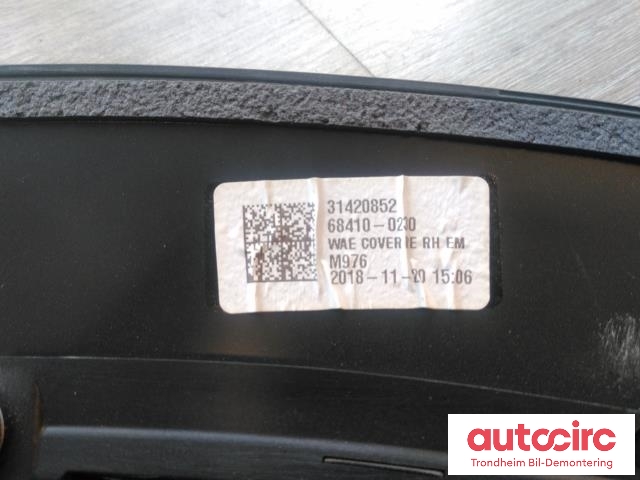 Hjulbuelist høyre bak til Volvo V90 / V90 CC / S90 2016-->>  (..|31420852|68410-0230|)