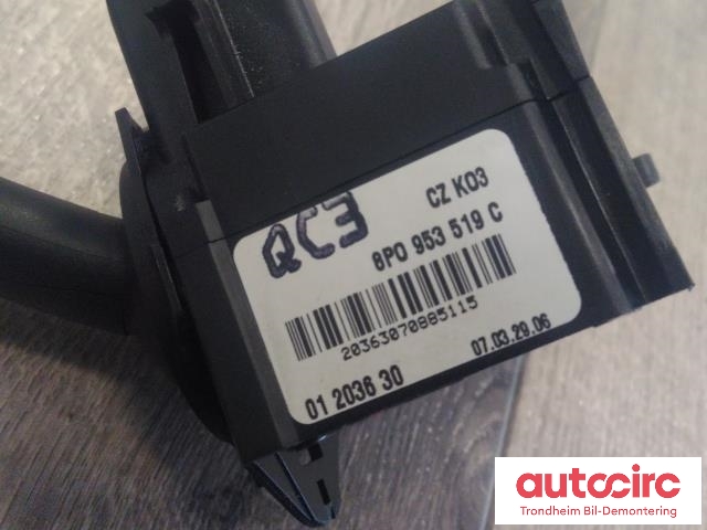 Bryter visker til Audi TT 2006-2014 (Type II)  (..|8P0953519C|)